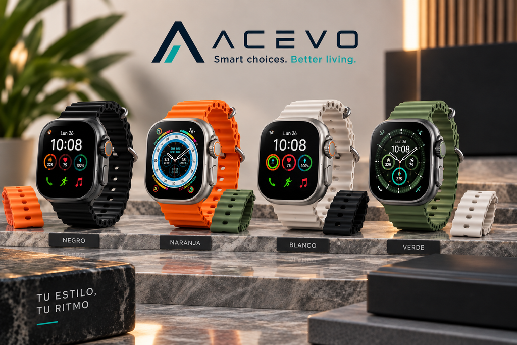Smartwatch K850 Ultra – Doble Pulso, Carga Inalámbrica y NFC