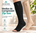 Medias de Compresión Graduada con Cierre Zip Sox